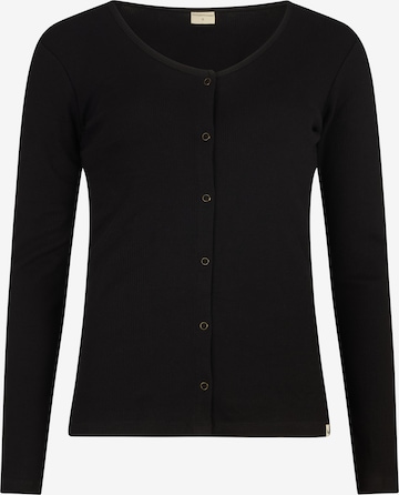 Turtledove London Strickjacke ' Nora ' in Schwarz: Vorderseite