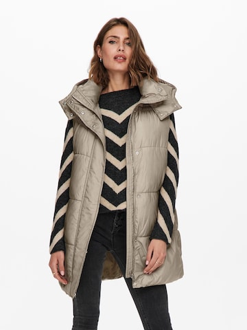 ONLY Bodywarmer 'Demy' in Beige: voorkant