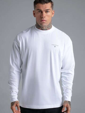 Maglietta di SikSilk in bianco: frontale
