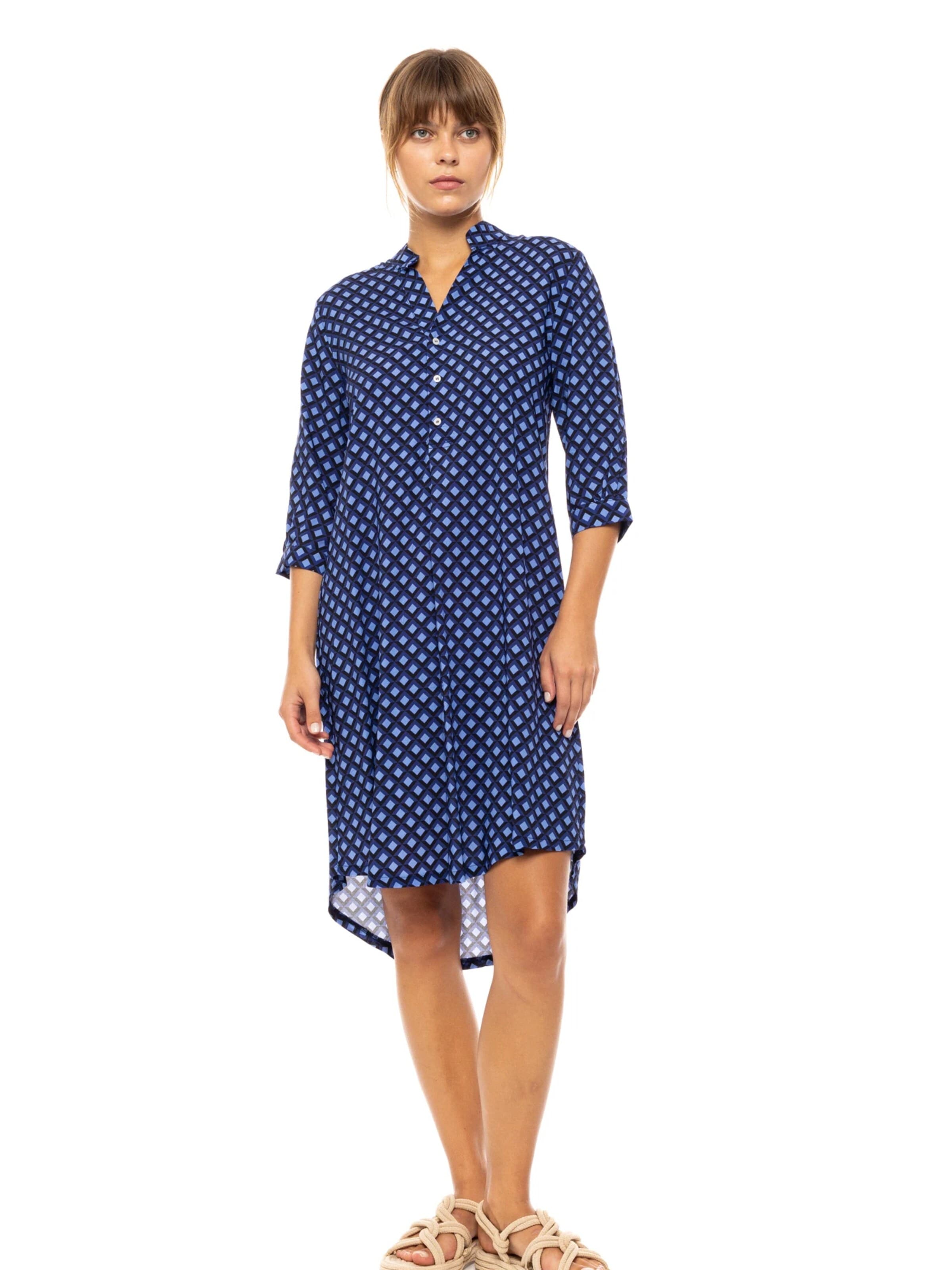 Pink Label - Vestido de verano 'BEACHWEAR BLUE AZURE' en azul: frente