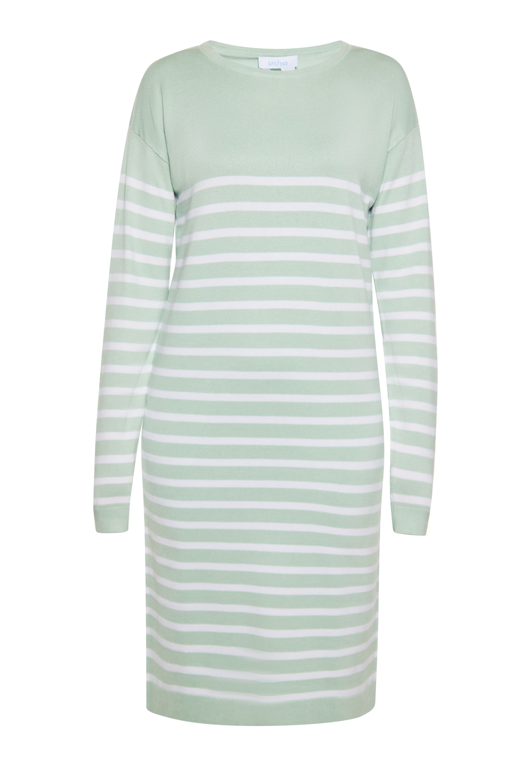 usha BLUE LABEL Πλεκτό φόρεμα σε πράσινο: μπροστά