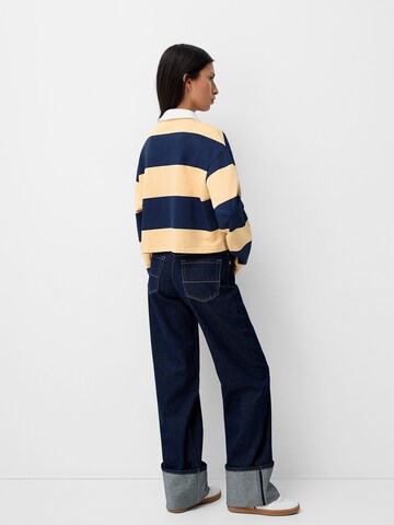 Bershka Sweatshirt in Gelb