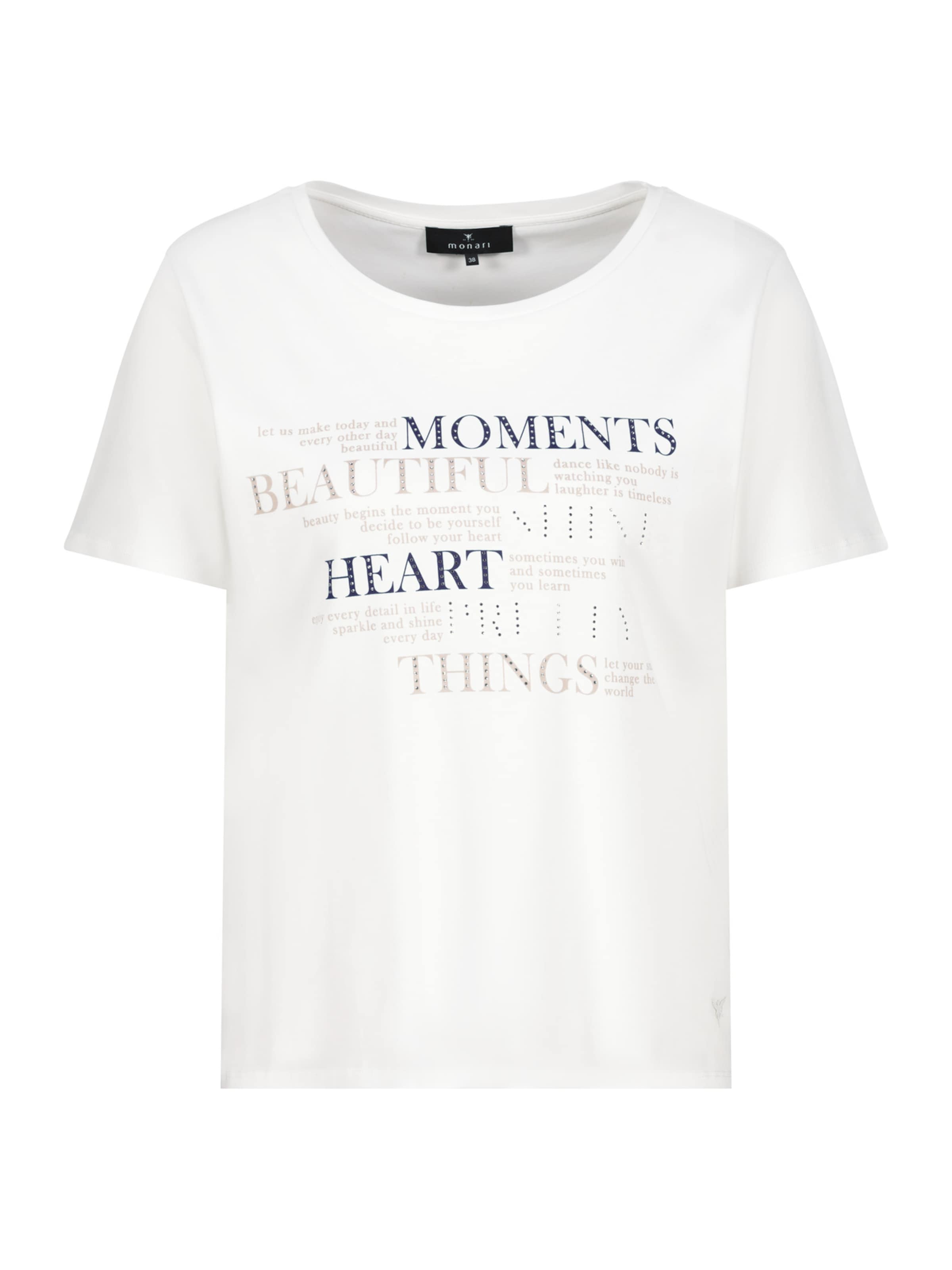 monari Tričko – bílá: přední strana