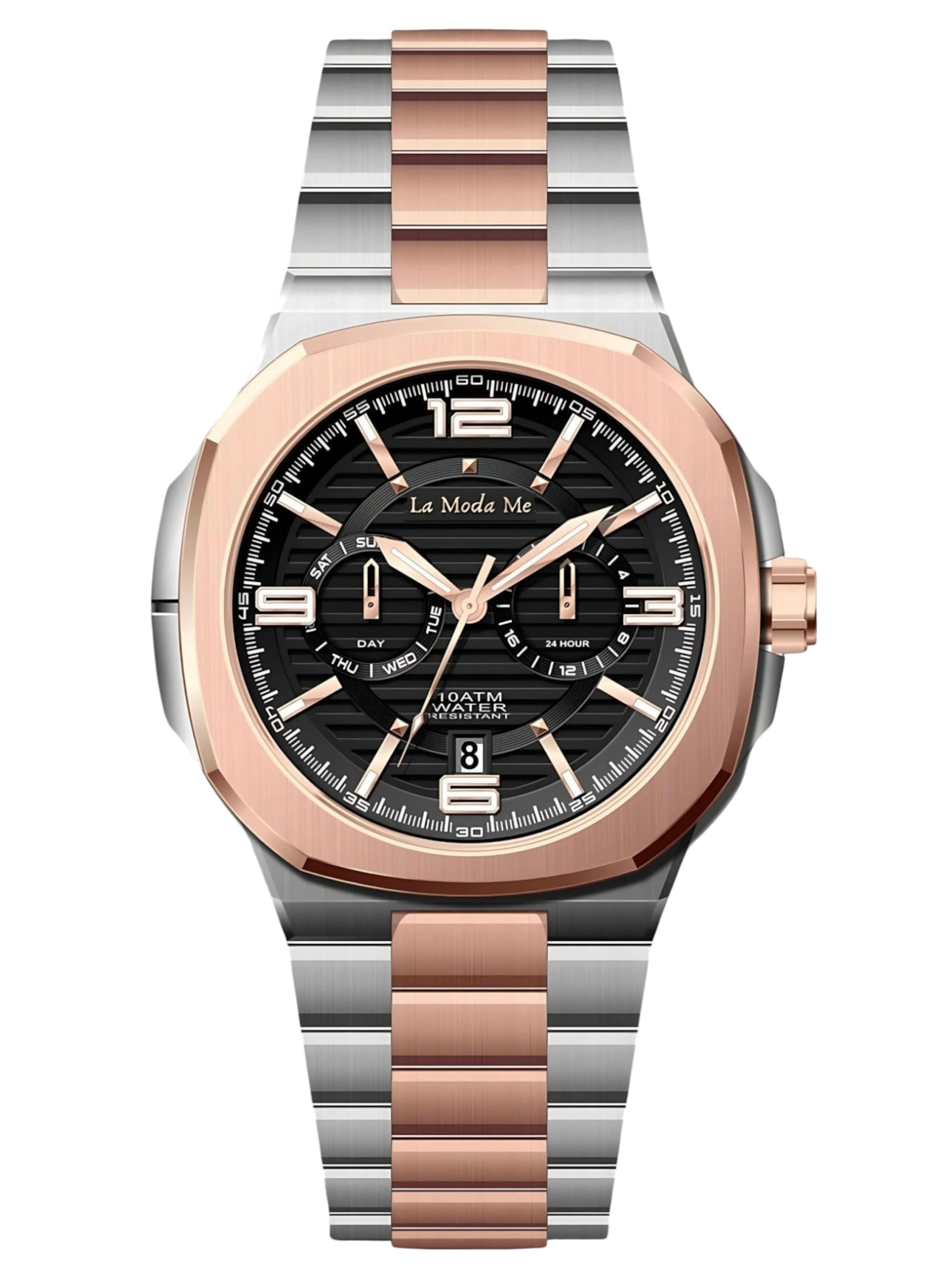 La Moda Me - Reloj analógico 'Valhal-G' en oro: frente