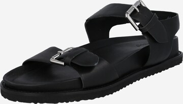 INUOVO Sandals in Black: front