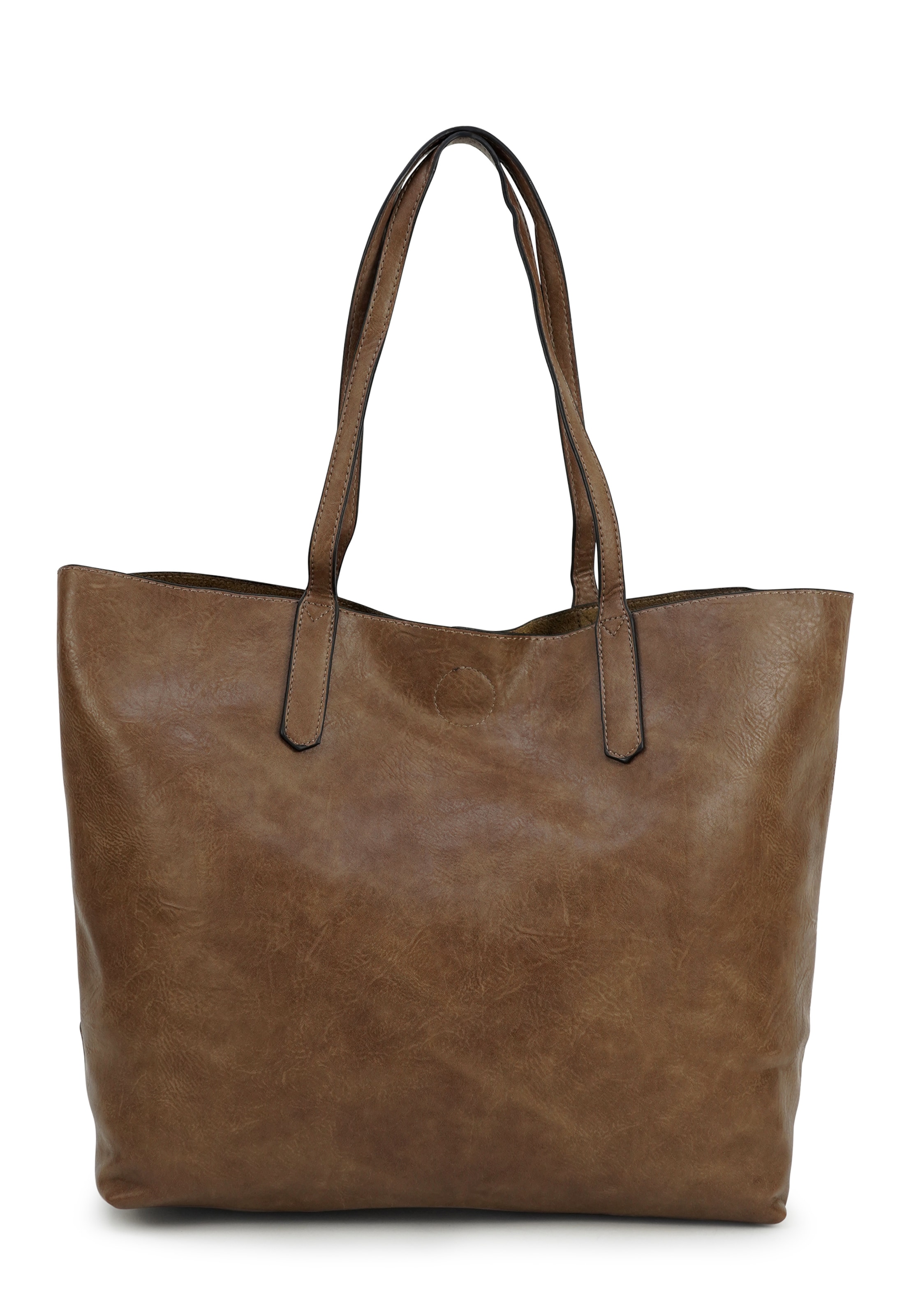 HARPA Shopper in Brown: front