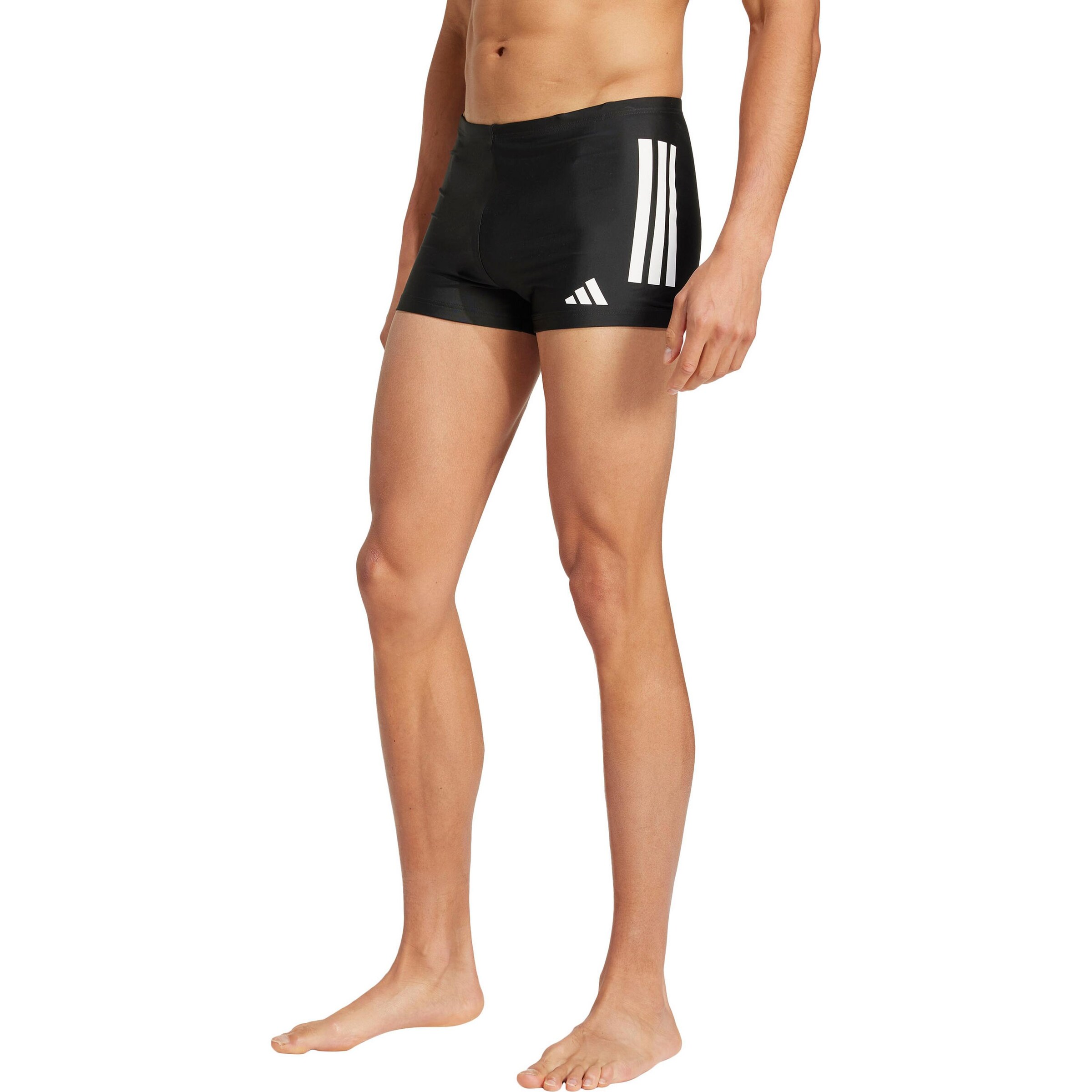 ADIDAS PERFORMANCE Athletic Swim Trunks in Black: front
