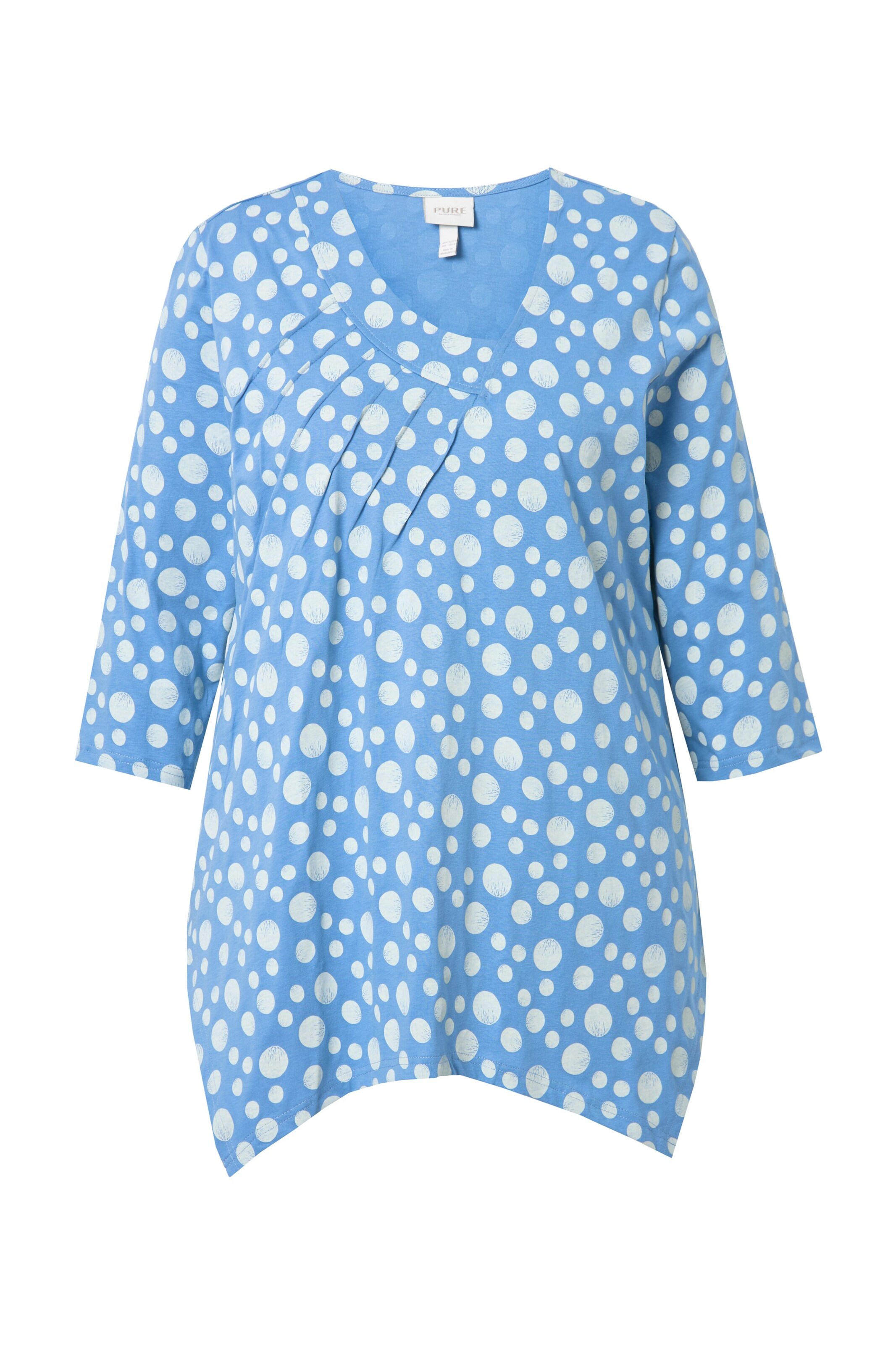 Ulla Popken Shirt in Blau: Vorderseite