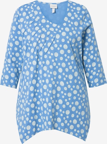 Ulla Popken Shirt in Blau: Vorderseite