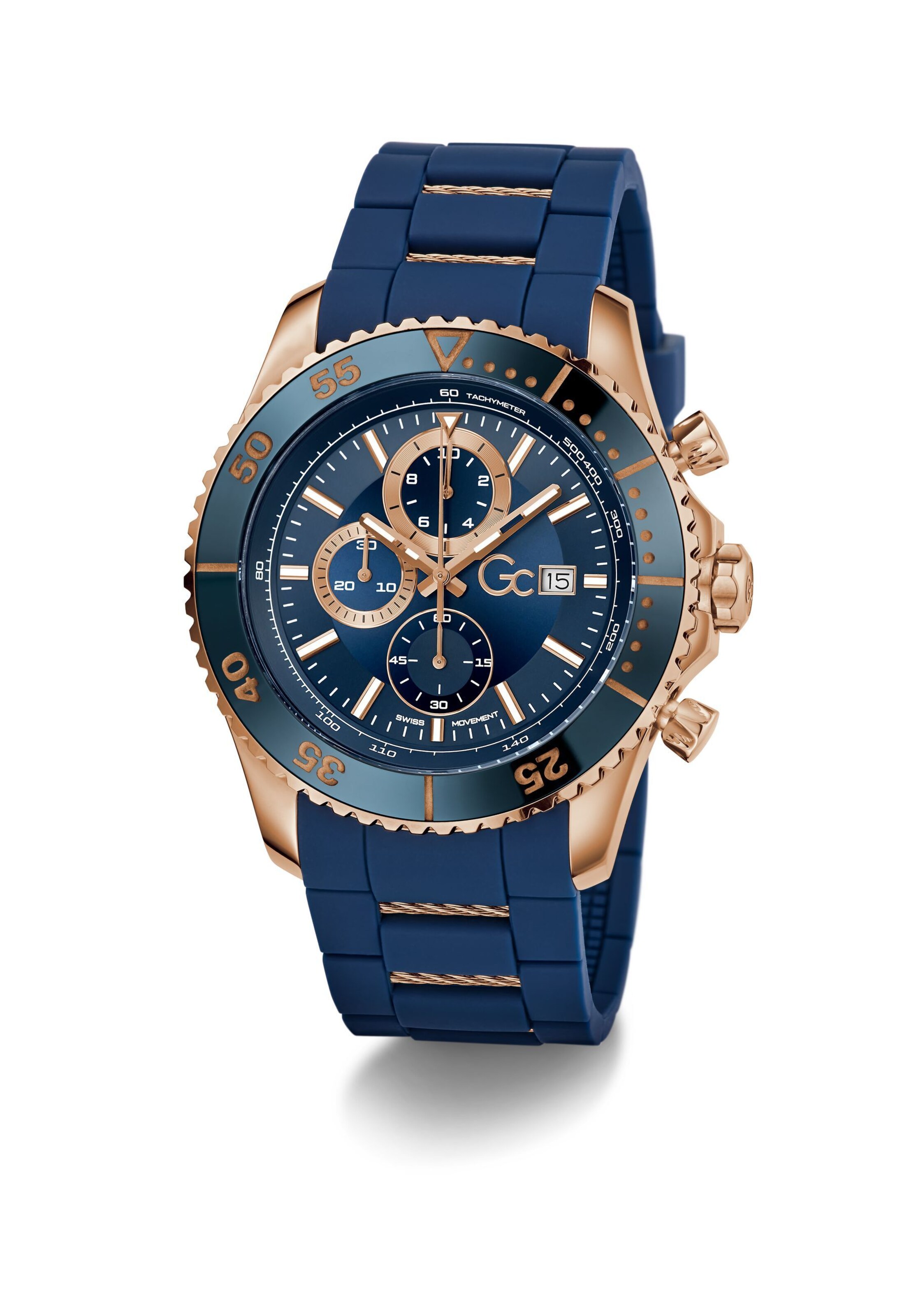 Montre à affichage analogique 'Gc SpeedRacer' Gc en bleu