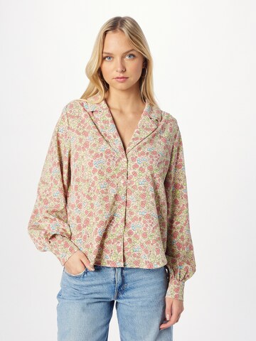 Monki Blouse in Roze: voorkant