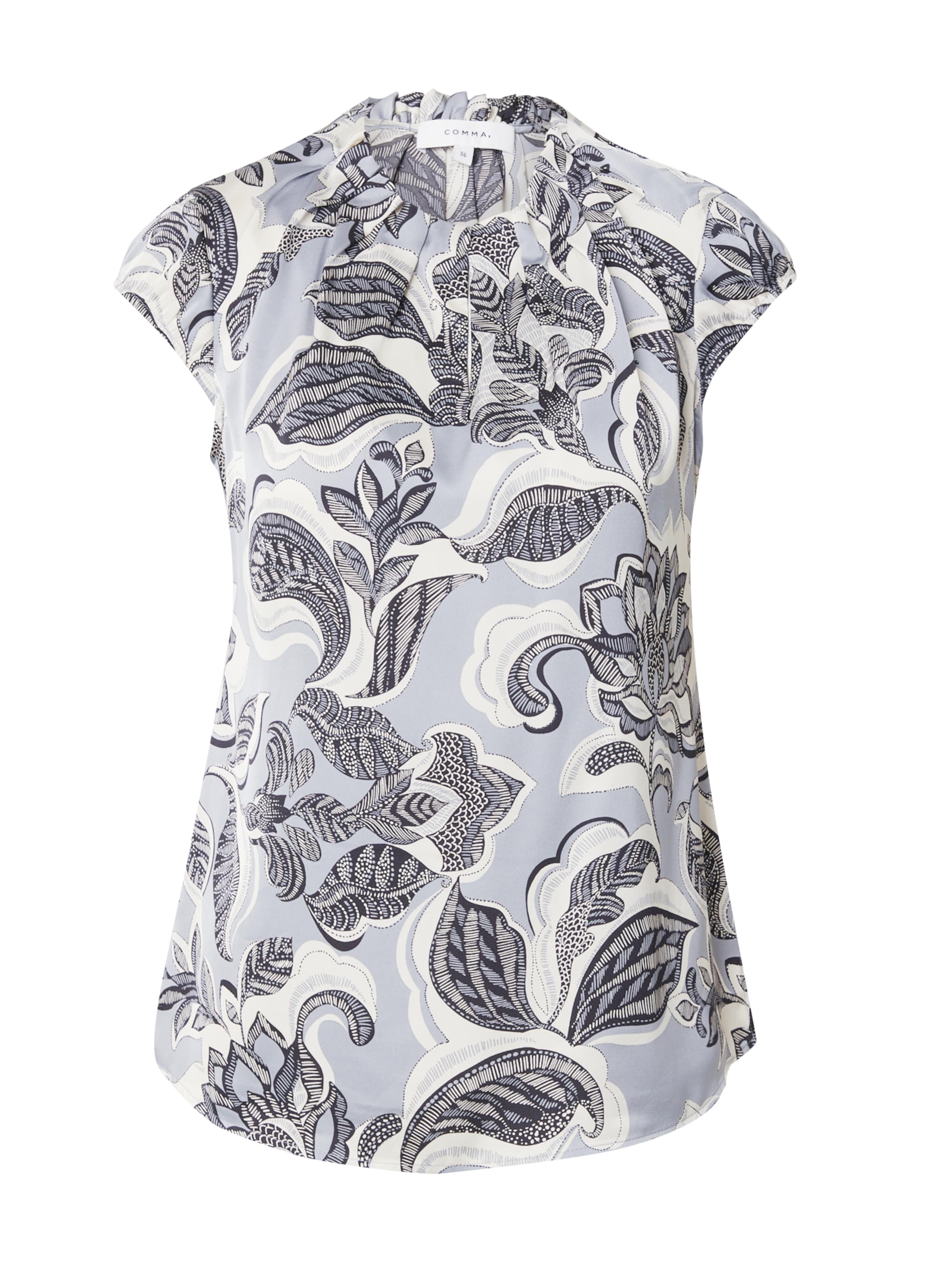 COMMA Bluza | modra barva: sprednja stran