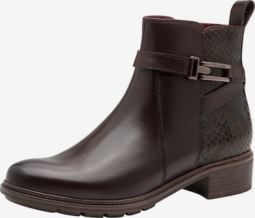 Bottines Tamaris en marron : devant