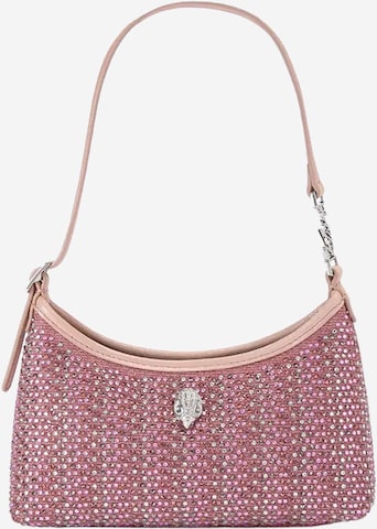 Sac bandoulière Kurt Geiger en rose : devant
