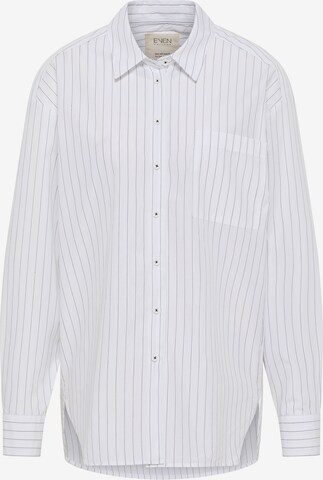 ETERNA Blouse 'Even' in Wit: voorkant