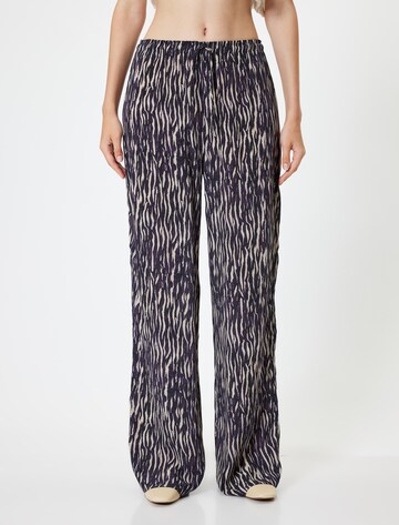 Koton Loosefit Broek in Zwart: voorkant