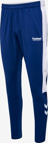 Coupe slim Pantalon de sport 'Agility' Hummel en bleu