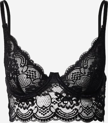 NLY by Nelly - Bustier Sujetador en negro: frente