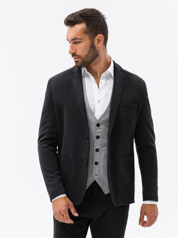 Ombre Regular Fit Sakko 'M56' in Schwarz: predná strana