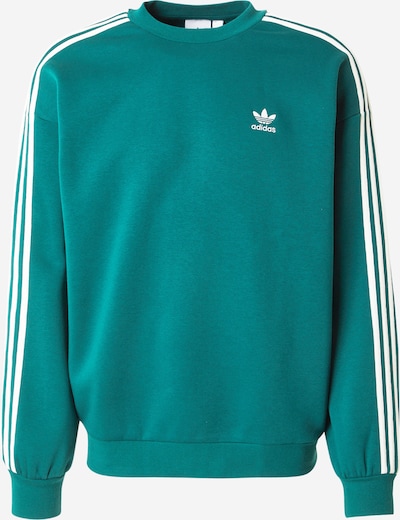 ADIDAS ORIGINALS Sweater majica 'Adicolor' u smaragdno zelena / bijela, Pregled proizvoda