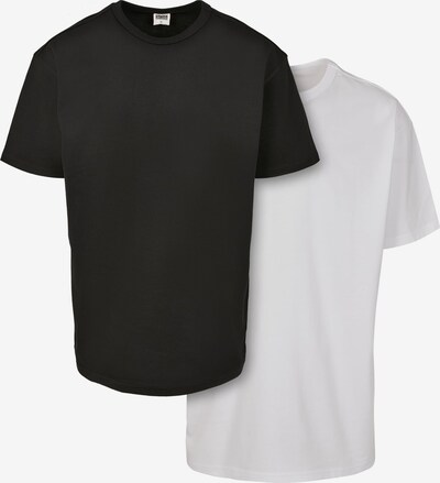 Urban Classics T-Shirt en noir / blanc, Vue avec produit