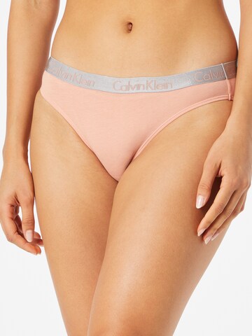 Calvin Klein Underwear Σλιπ σε μπεζ: μπροστά