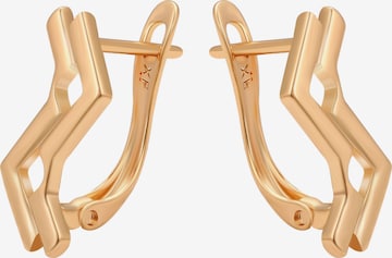 Boucles d'oreilles Gaya en or : devant