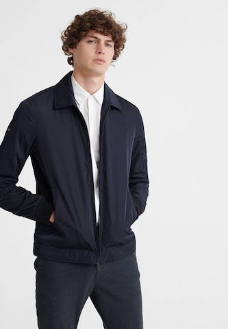 Superdry Prechodná bunda 'Edit Harrington' - Modrá: predná strana