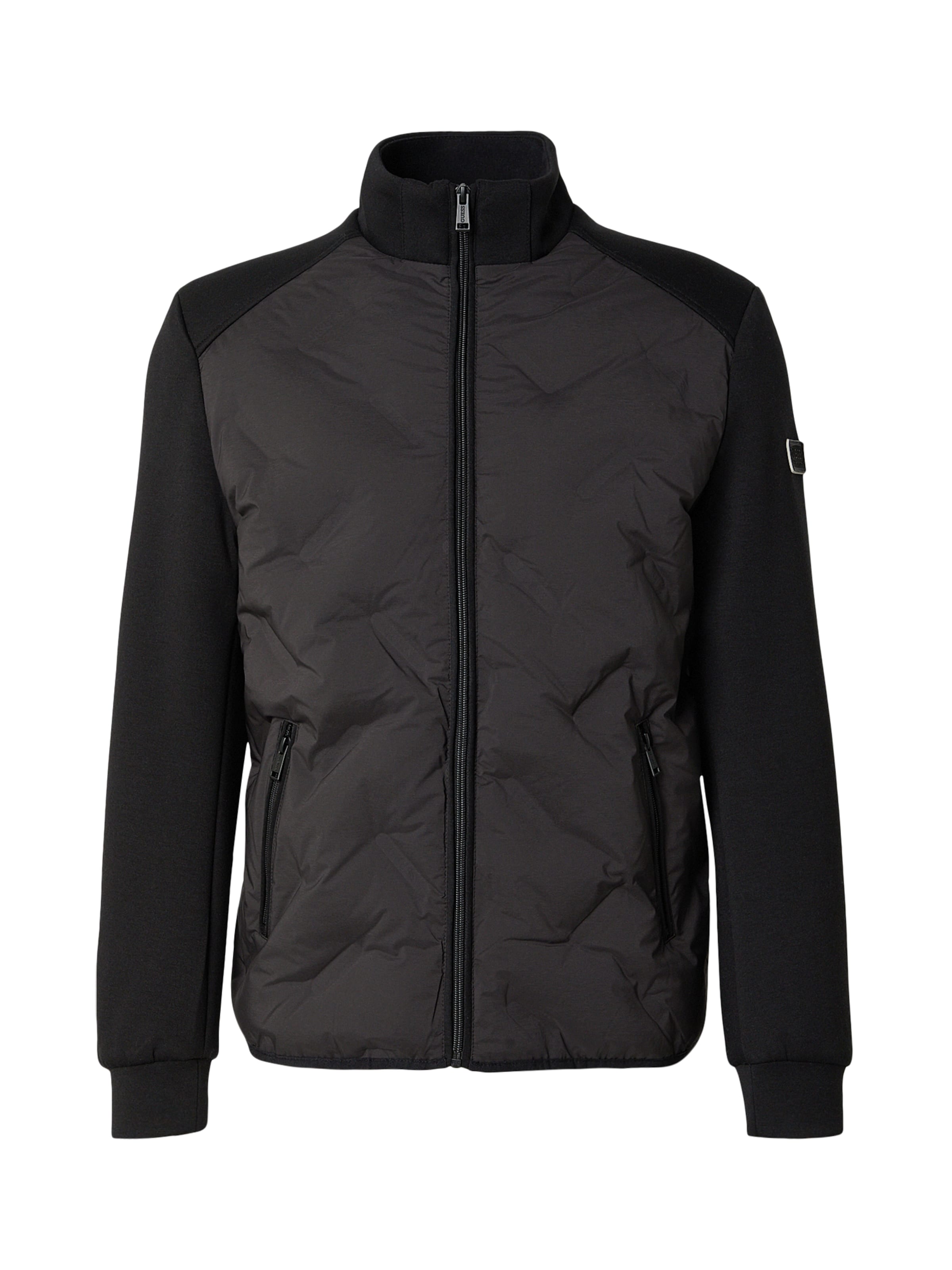 GUESS Between-Season Jacket in Black: front