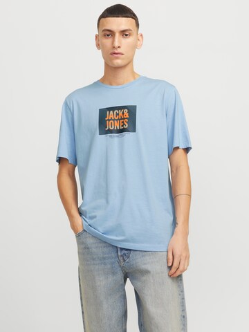JACK & JONES Shirt in Blue: front