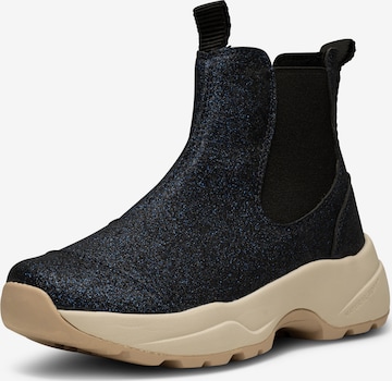 WODEN Chelsea boots ' Silje ' in Blauw: voorkant