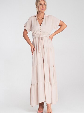 Abito da cocktail 'M1195' di Figl in beige