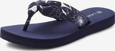 LASCANA Varvastossut värissä tummansininen / valkoinen, Tuotenäkymä