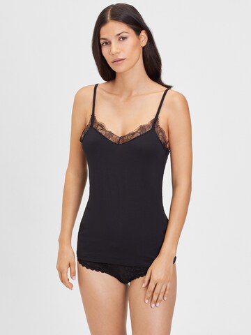 Chemise de nuit s.Oliver en noir : devant