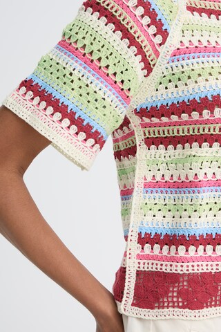 ICHI Pullover 'IHBANDIE SS2' i blandingsfarvet