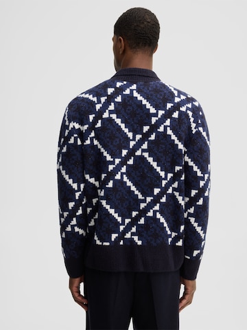 STRELLSON Gebreid vest in Blauw
