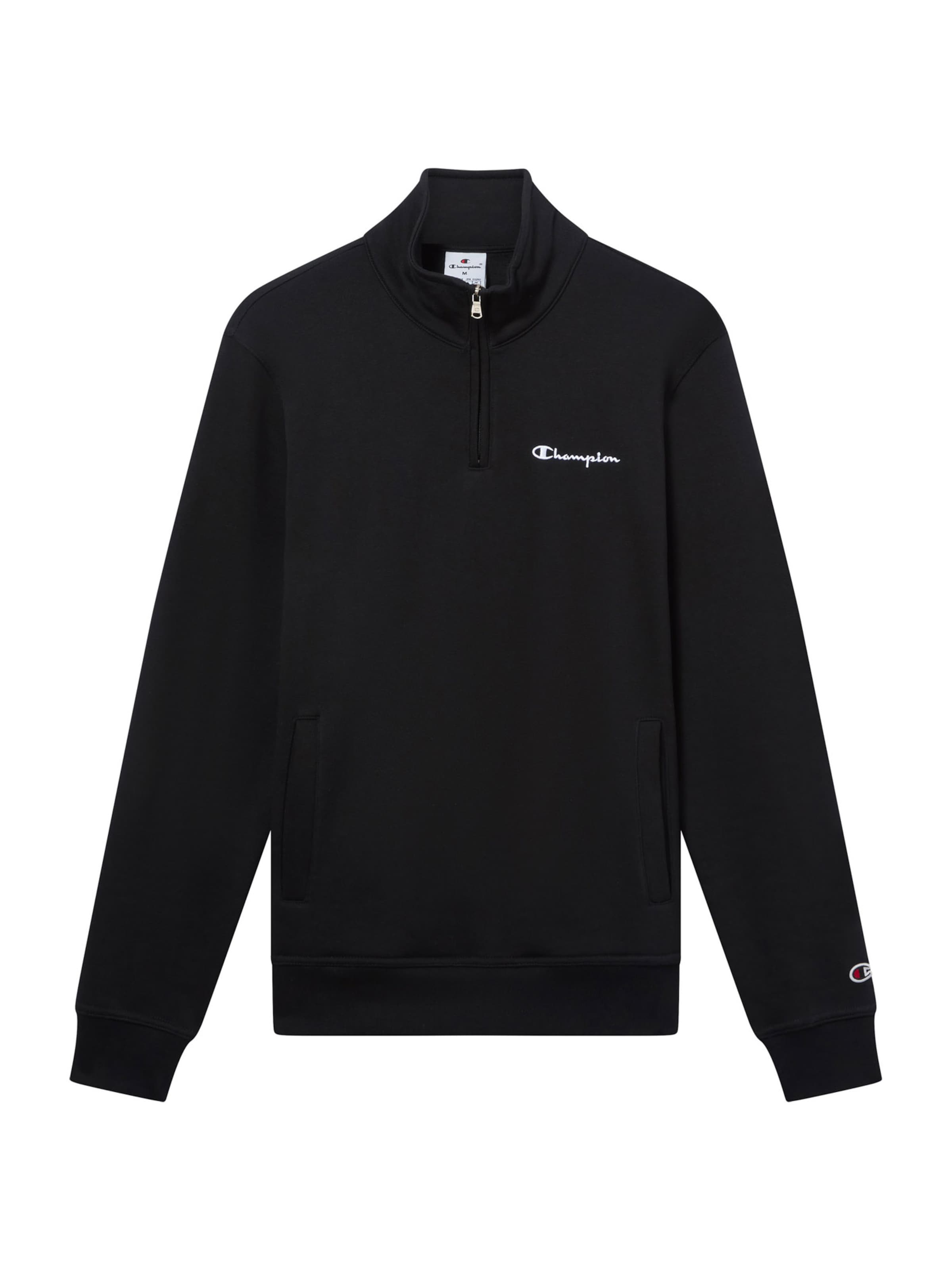 Champion Authentic Athletic Apparel Sweatshirt in Black / White, Item view