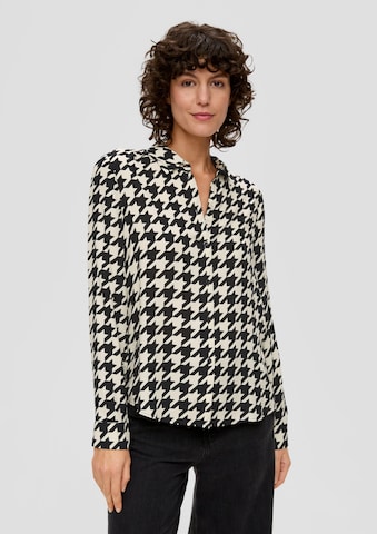 s.Oliver Blouse in Zwart: voorkant