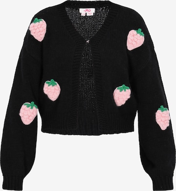 MYMO Oversize kardigán - Čierna: predná strana