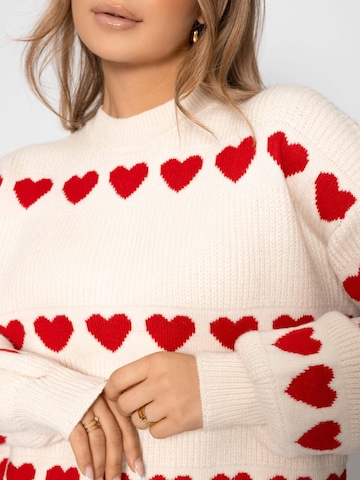 SASSYCLASSY Oversizepullover‌‌‌‌‌‌‌‌‌‌ in Weiß