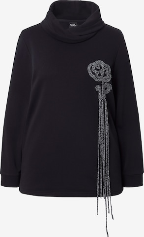 Ulla Popken Sweatshirt in Black: front
