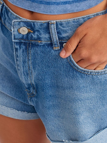 Dilvin Regular Broek 'Shorts' in Blauw