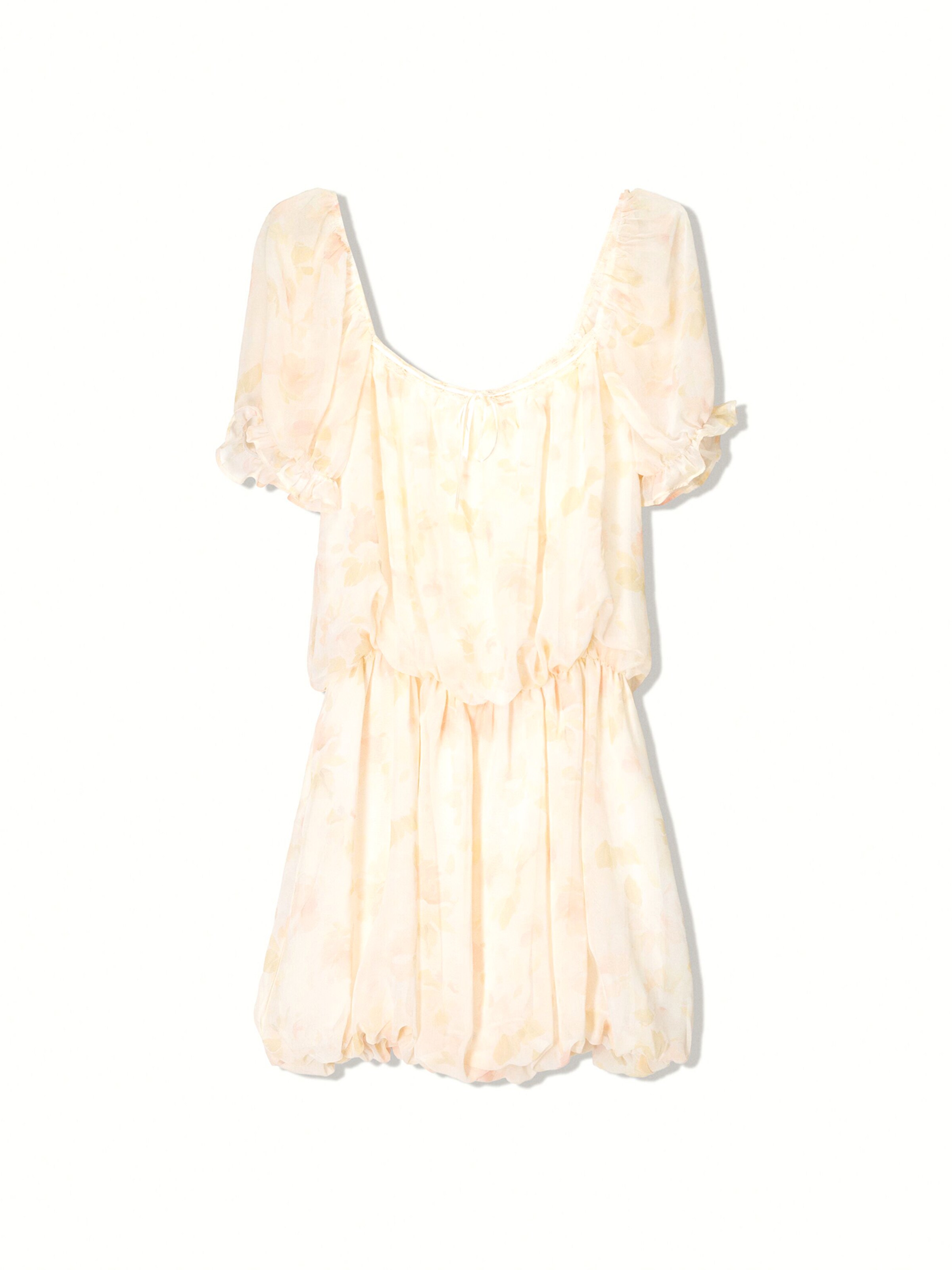 Bershka Šaty – béžová: přední strana