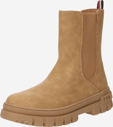 TOMMY HILFIGER Boots in Brown: front