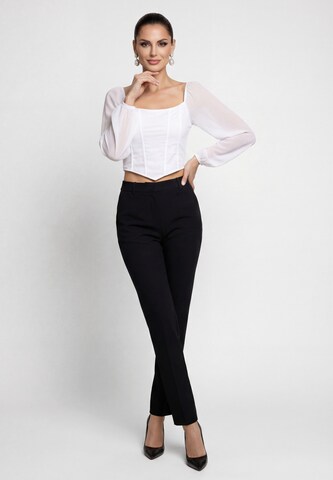 Chemisier faina en blanc