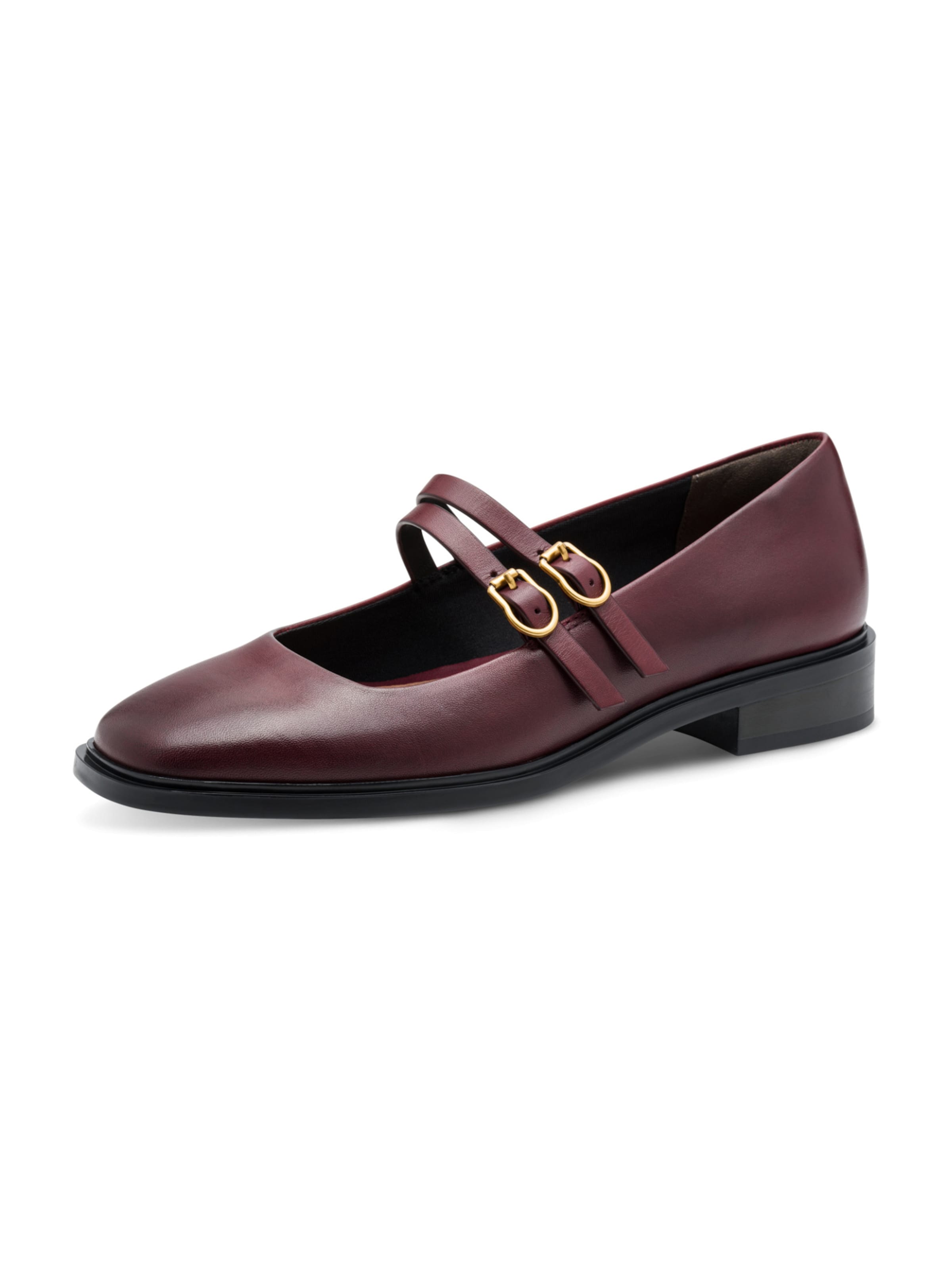 Tamaris Балерина с каишка в червено: отпред