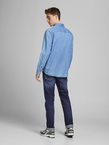 JACK & JONES تقليدي جينز 'Clark' بلون أزرق