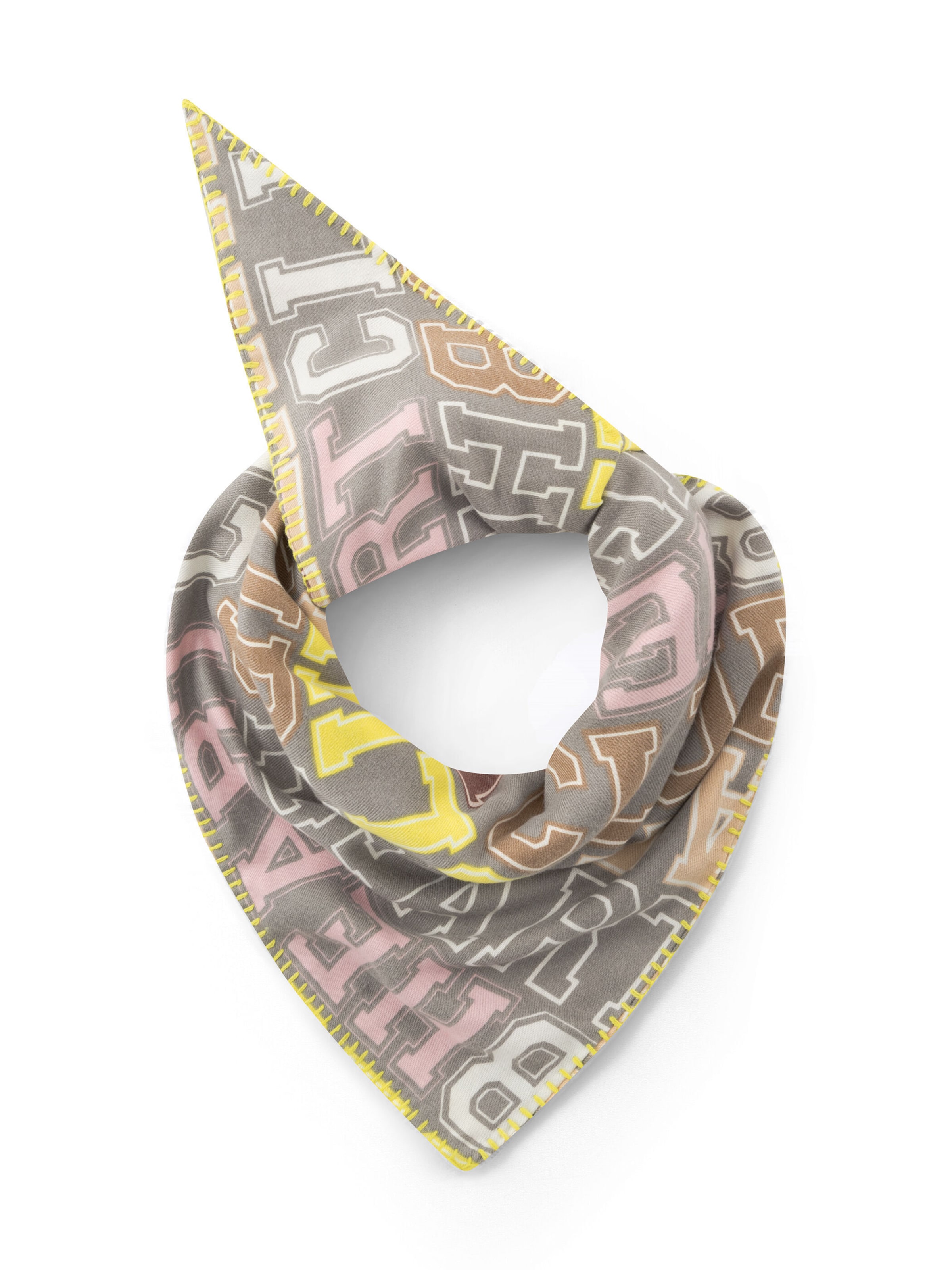 Foulard CODELLO en gris : devant