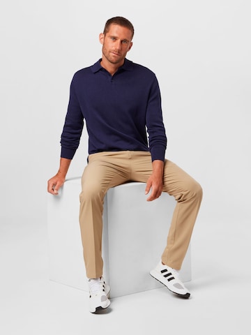 ADIDAS GOLF Slim fit Workout Pants in Brown