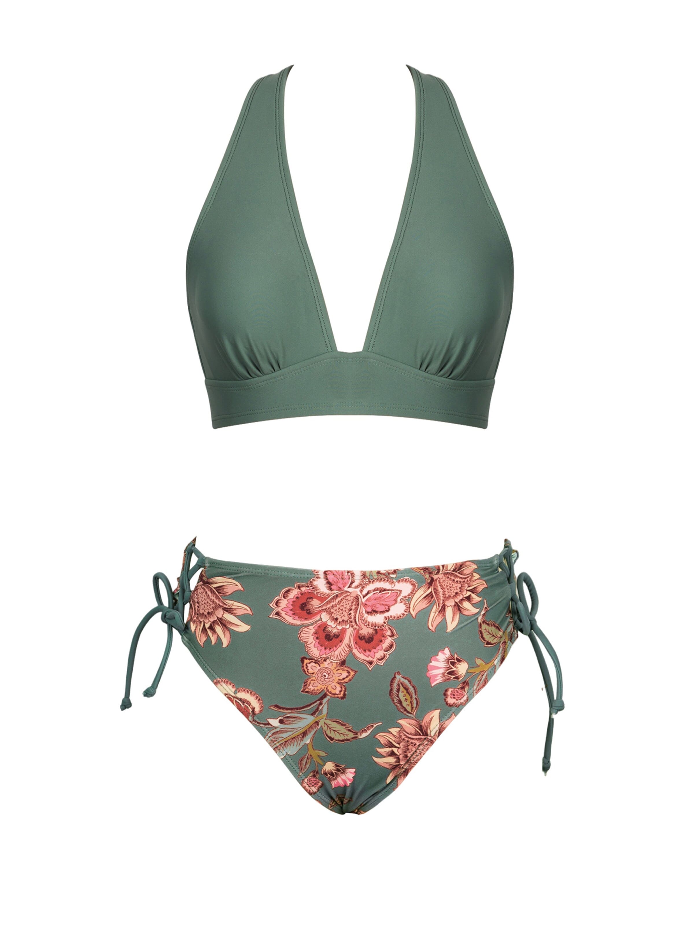 Cupshe Bikini 'Triangle' in Green: front